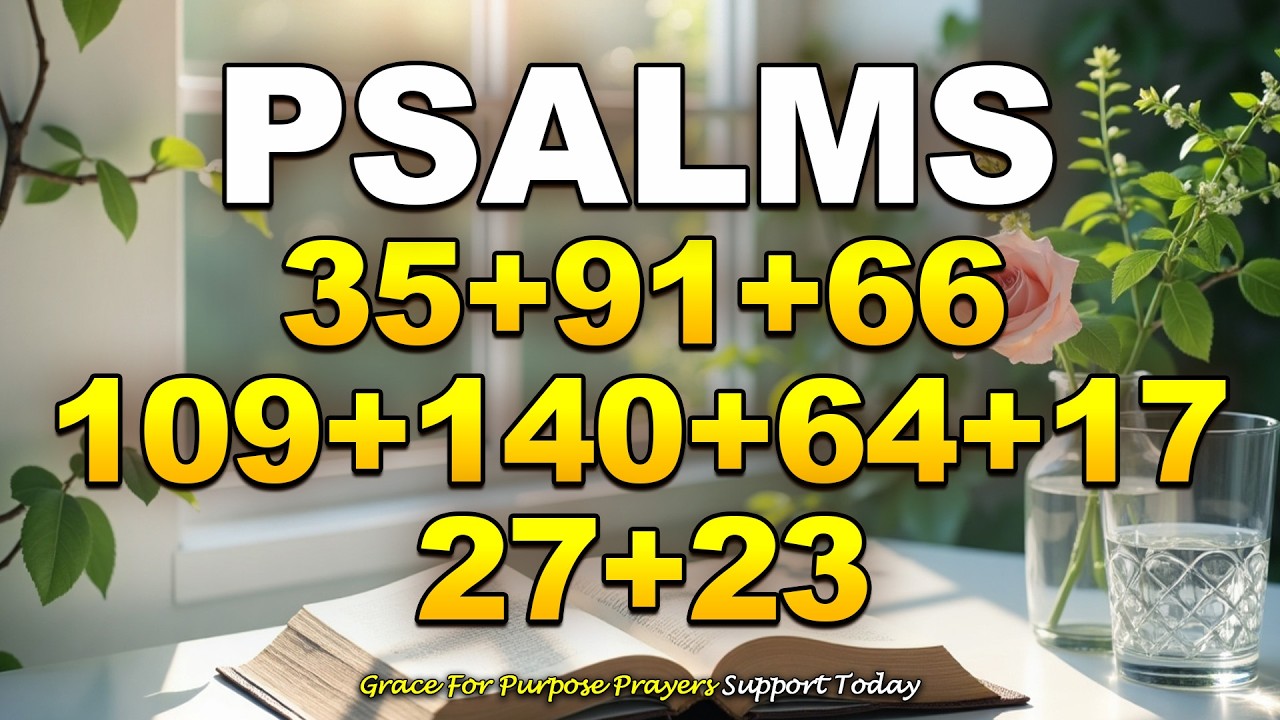 The Most Powerful Warfare Psalms Against Evil Attacks | Psalms 35, 91, 66, 109, 140, 64, 17, 27, 23