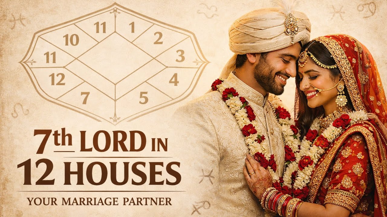 7th Lord in all 12 houses | the secret of your marriage life | your life partner 😃