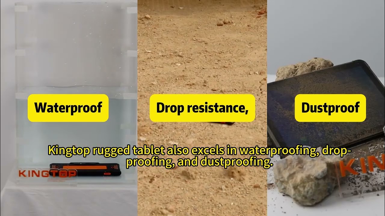 Kingtop rugged and durable tablet suitable for industrial and office use.