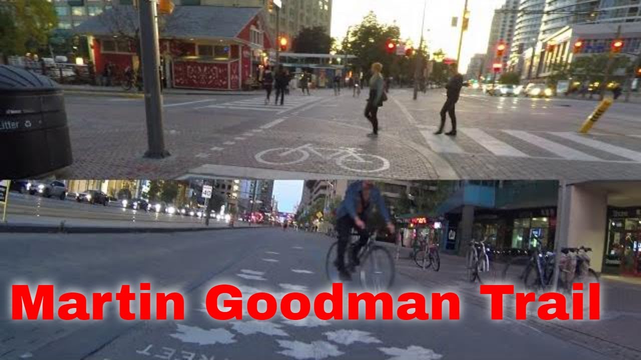 GoPro Hero 4 Silver vs Sony Action Cam FDR-X1000V: Evening Cycling through Martin Goodman Trail