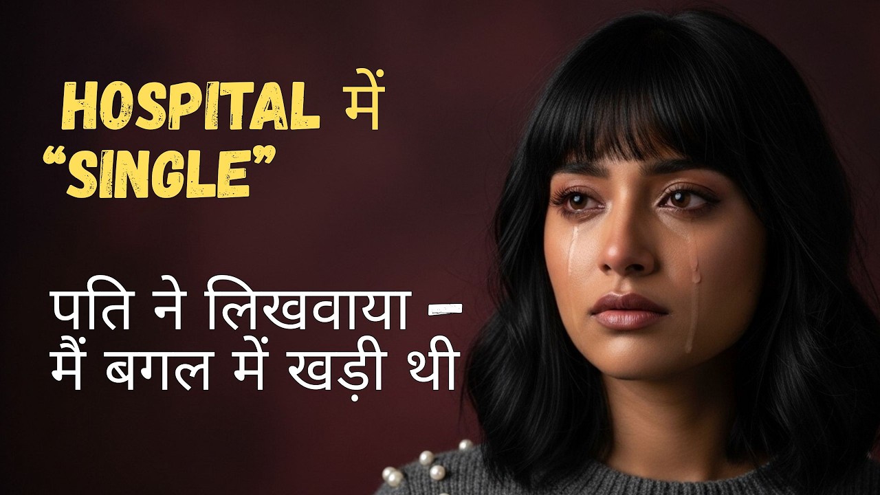 hospital में पति ने 