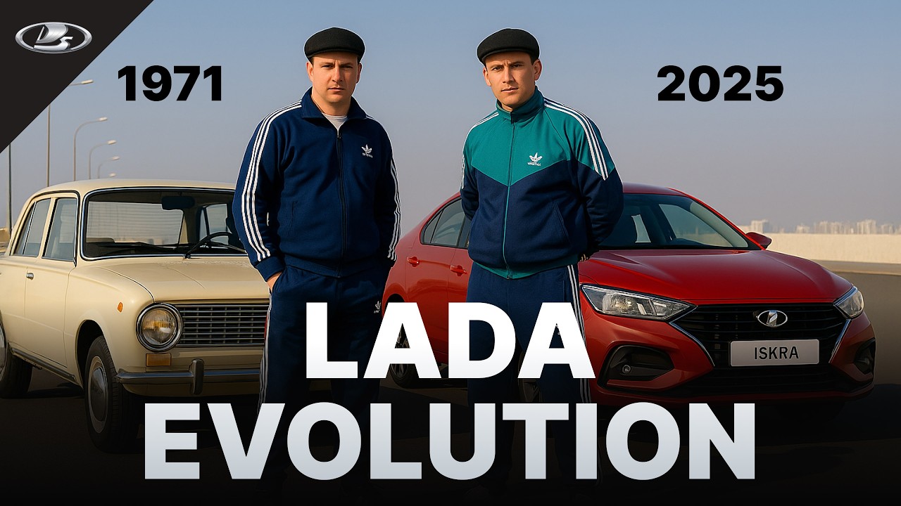 Эволюция Lada (1970–2025) | Хронология AI-трансформаций автомобилей