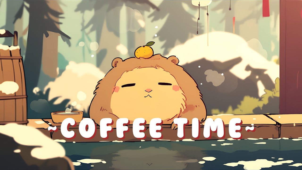 24/7 Capybara Lofi Beats - Peaceful Music for Your Soul ~ Relaxing Vibes ~ 🦫 🍵 ✨