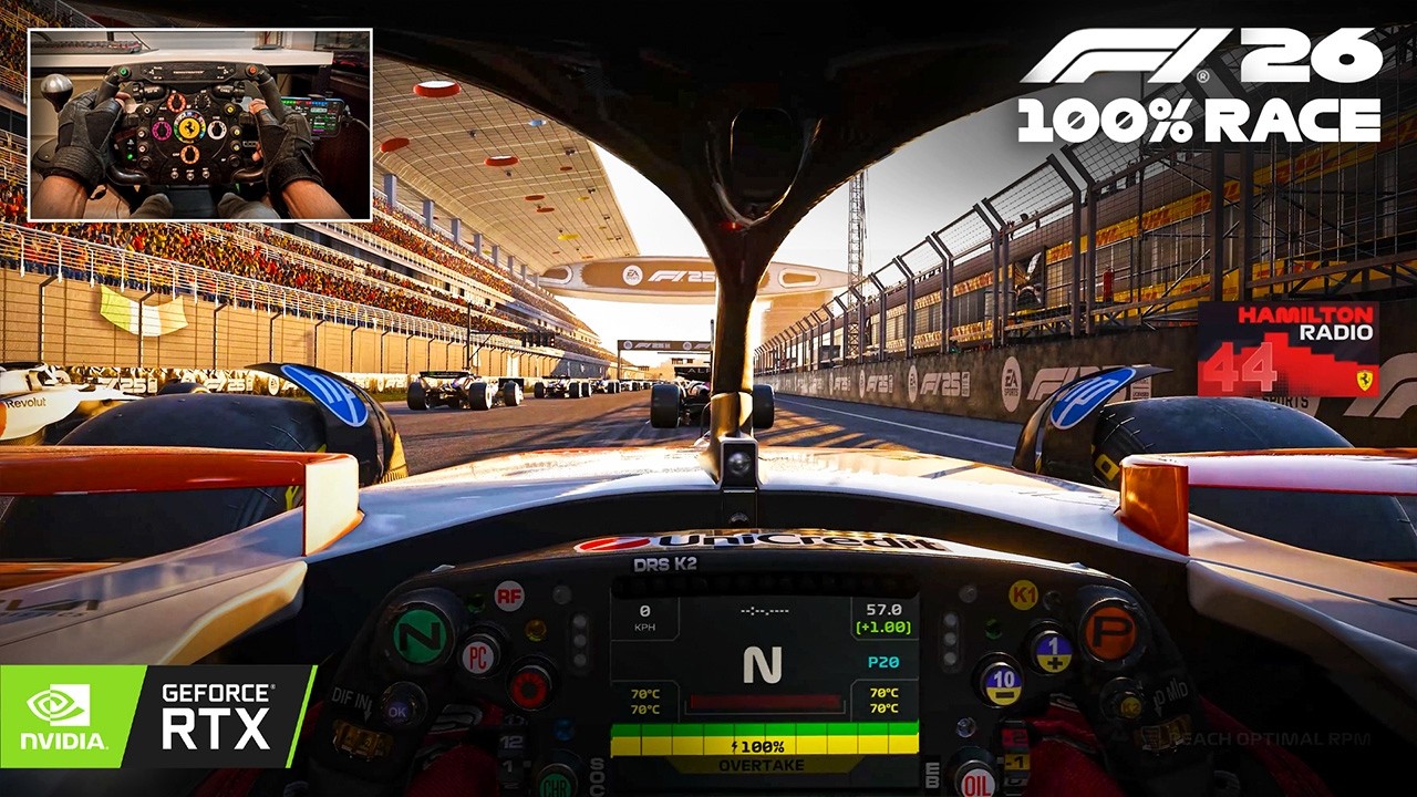 Lewis Hamilton's Ferrari SF26 | F1 26 Ultra Realistic Season | 2026 Chinese GP 100% Race Gameplay