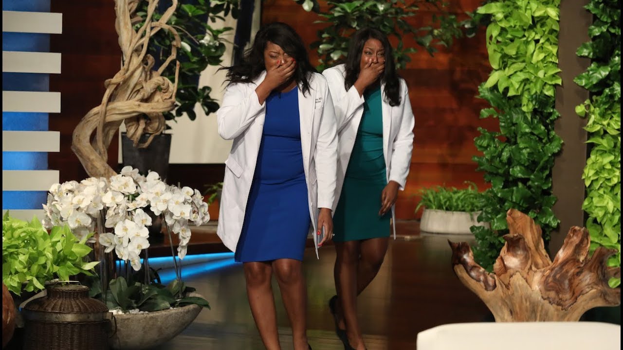 Ellen Meets Inspiring Twin Doctors Brittani and Brandi