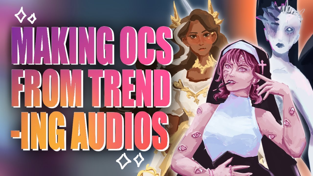 Creating OCs From Instagram Trending Audios | Character Creation Challenges #7