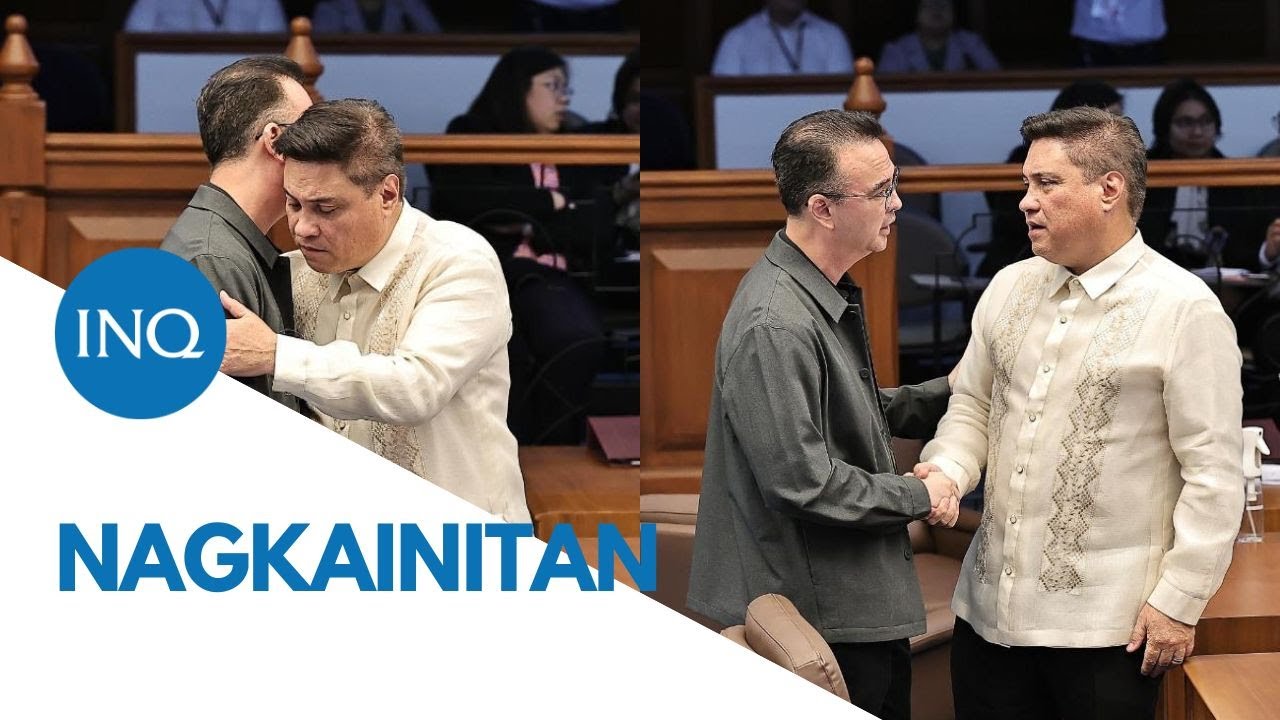 Zubiri at Cayetano, nagkainitan sa Senado
