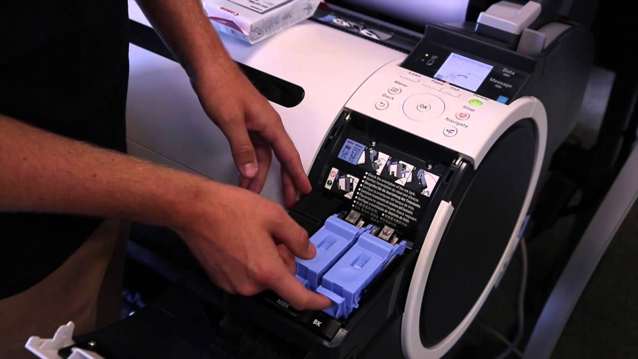 Changing Ink Cartridges - Canon iPF760 (How to)