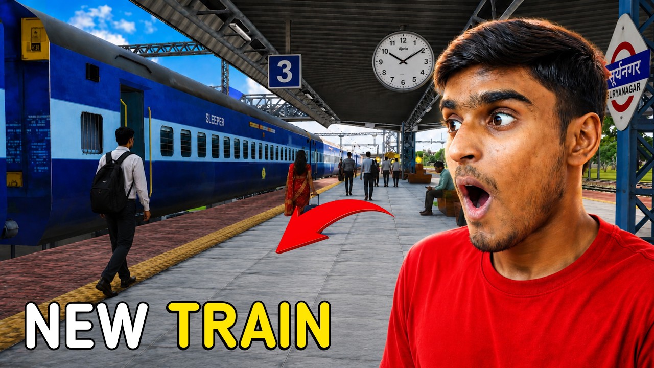 Indian Train Driving 3D New Realistic Update || ITD3D ICF Blue New Update || Rail Simulator India 