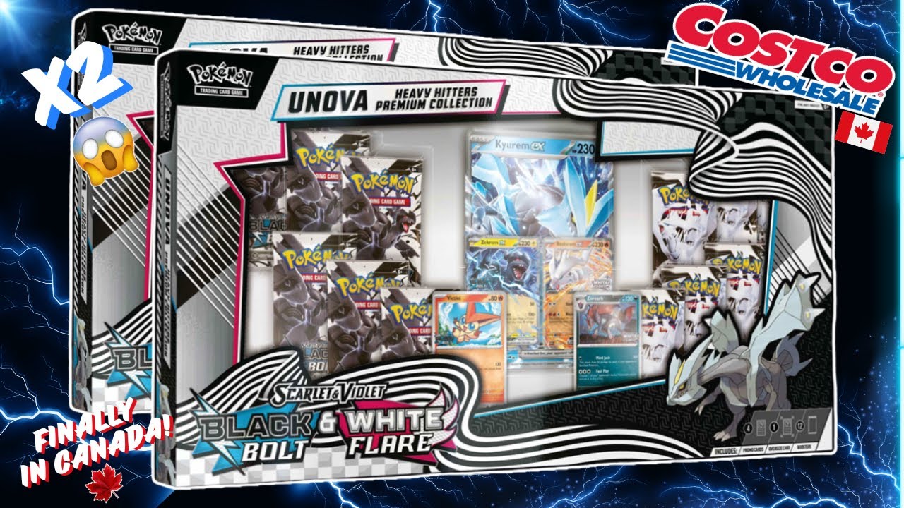 Наборы Unova Heavy Hitter Premium Collection Boxes от Costco Canada | Редкие иллюстрации!