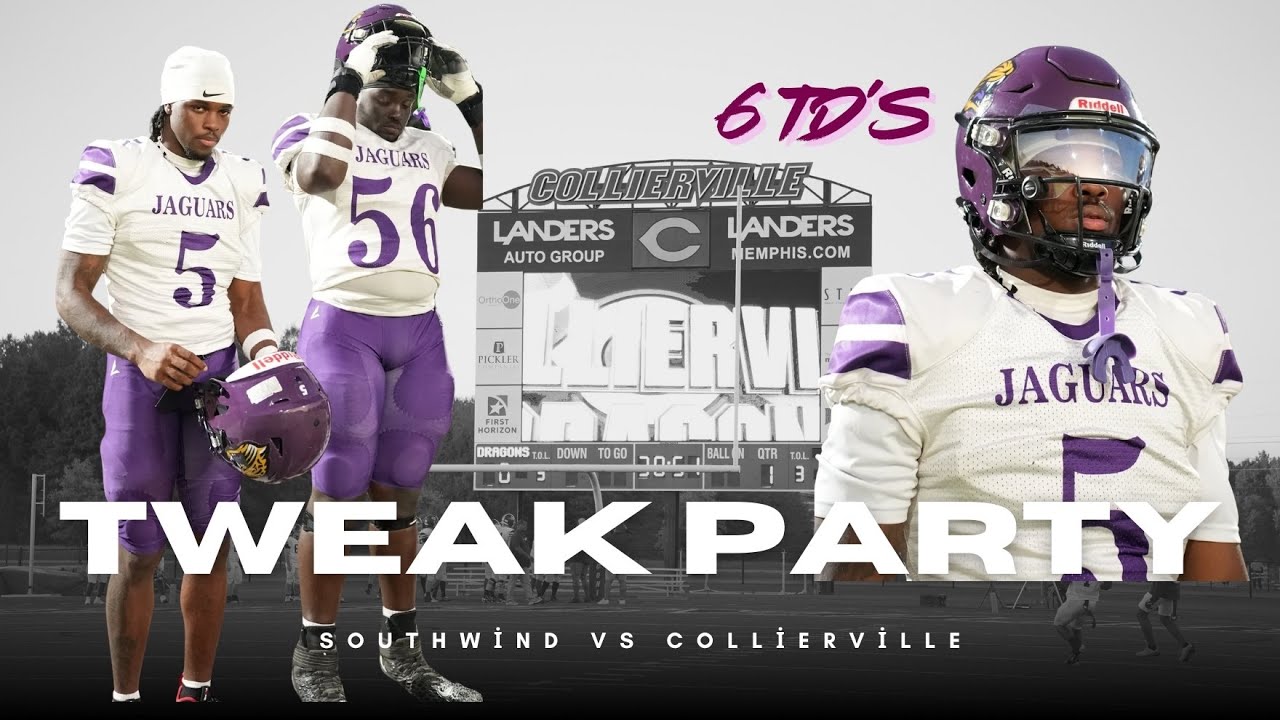 Southwind vs Collierville 6A Playoff Matchup. Lil P Goes For 6 TD's! High School Football