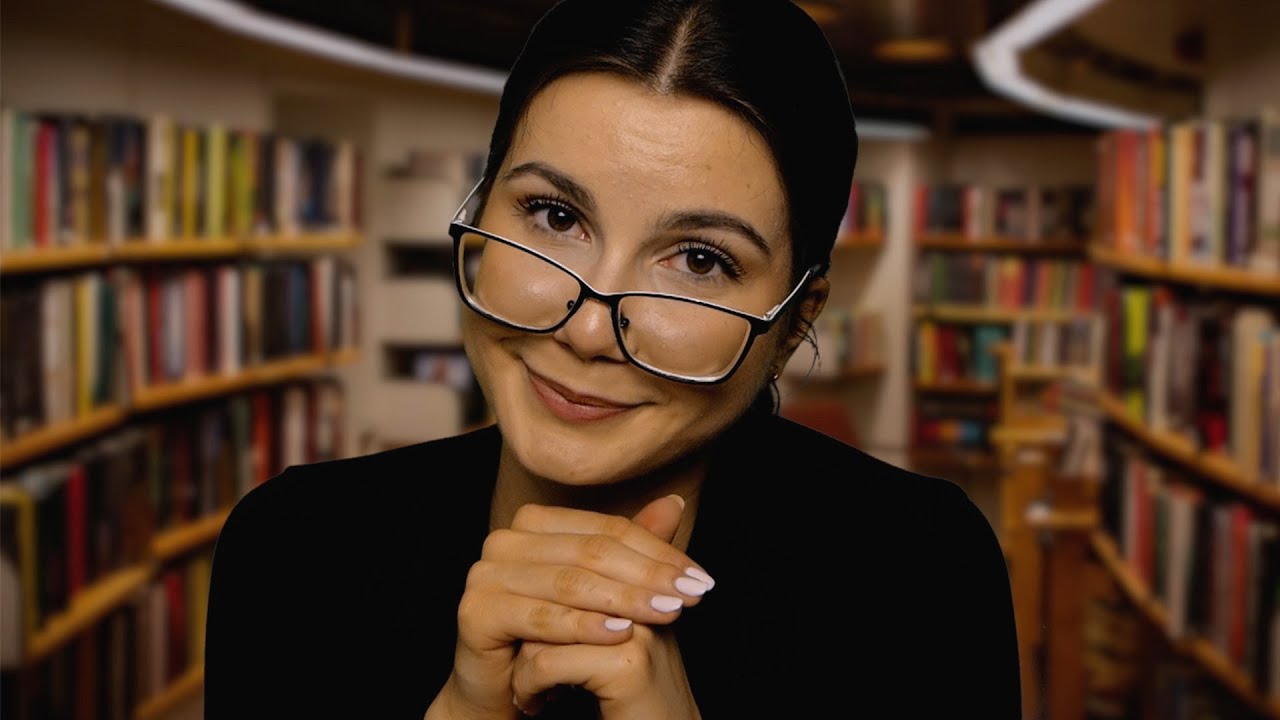 📚ASMR BIBLIOTEKA - witaj ponownie! 📚 | dźwięki książek, ciche mówienie (roleplay po polsku)