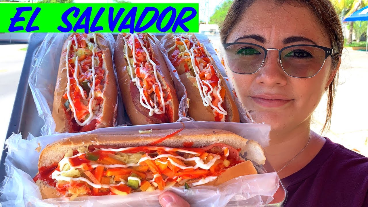 Hot dog salvadoreños