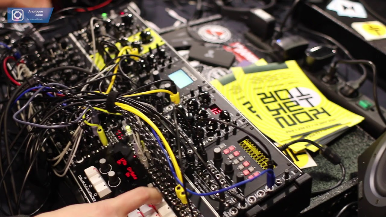 NAMM 2018 Erica Synths Drums, Snare and Graphic VCO Audio Demo by Kodek (no talk)