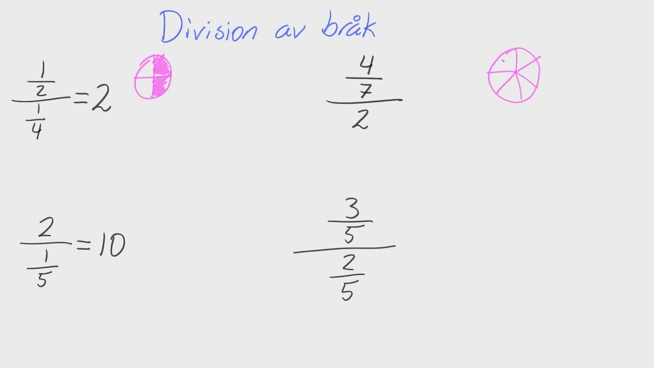 Åk 8 - Adam - Bråk - Division av bråk