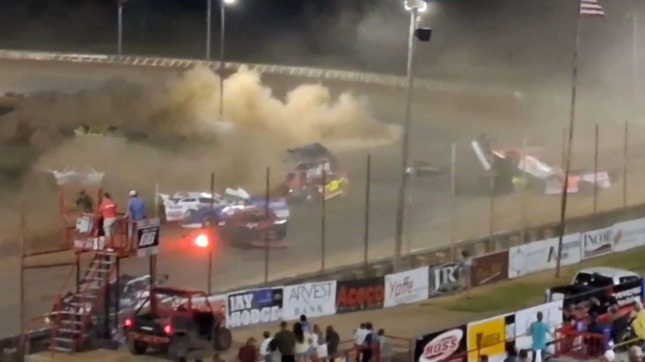 Massive Pileup With Flip | Late Models | Thunderbird Speedway | A Feature | 7/31/2026