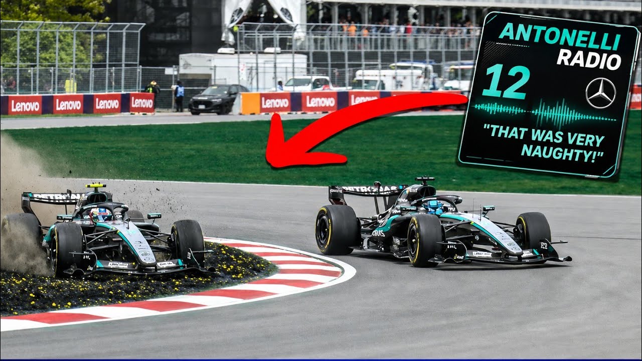 Antonelli FULL ANGRY TEAM RADIO After CLASH With Russell 2026 Canadian GP Sprint Race!