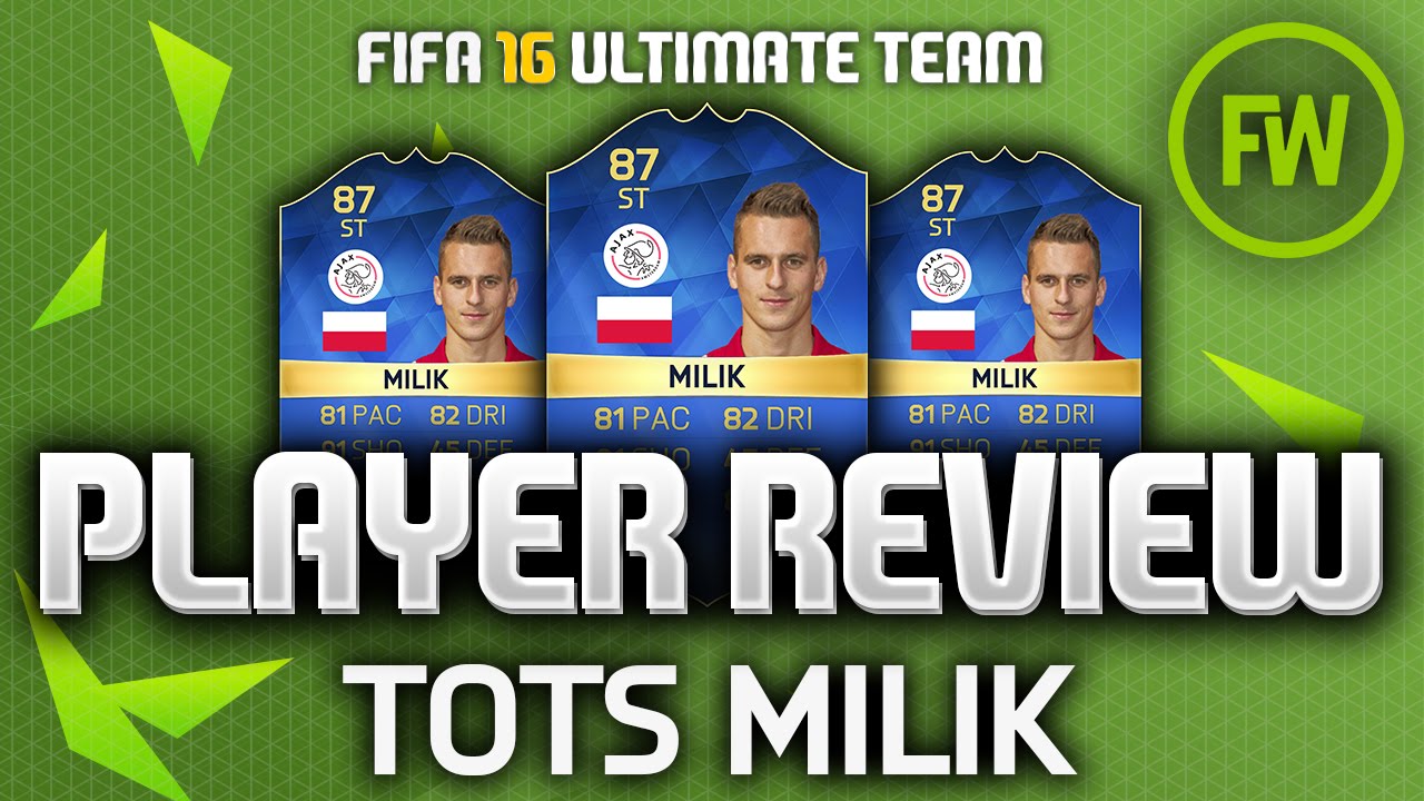 TOTS MILIK (87) *TOTS TARGET MAN* PLAYER REVIEW (FIFA 16 ULTIMATE TEAM)