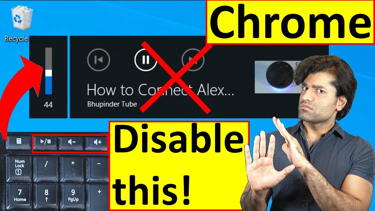 Как удалить всплывающее окно регулировки громкости в Chrome Windows 2024