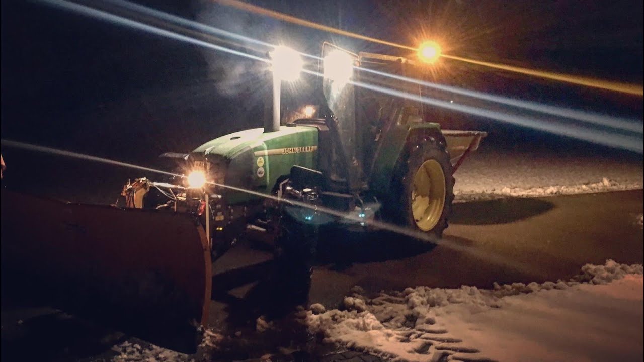 (Cabview) Winterdienst 2020 mit JohnDeere 3300 / Hydrac und Vicon