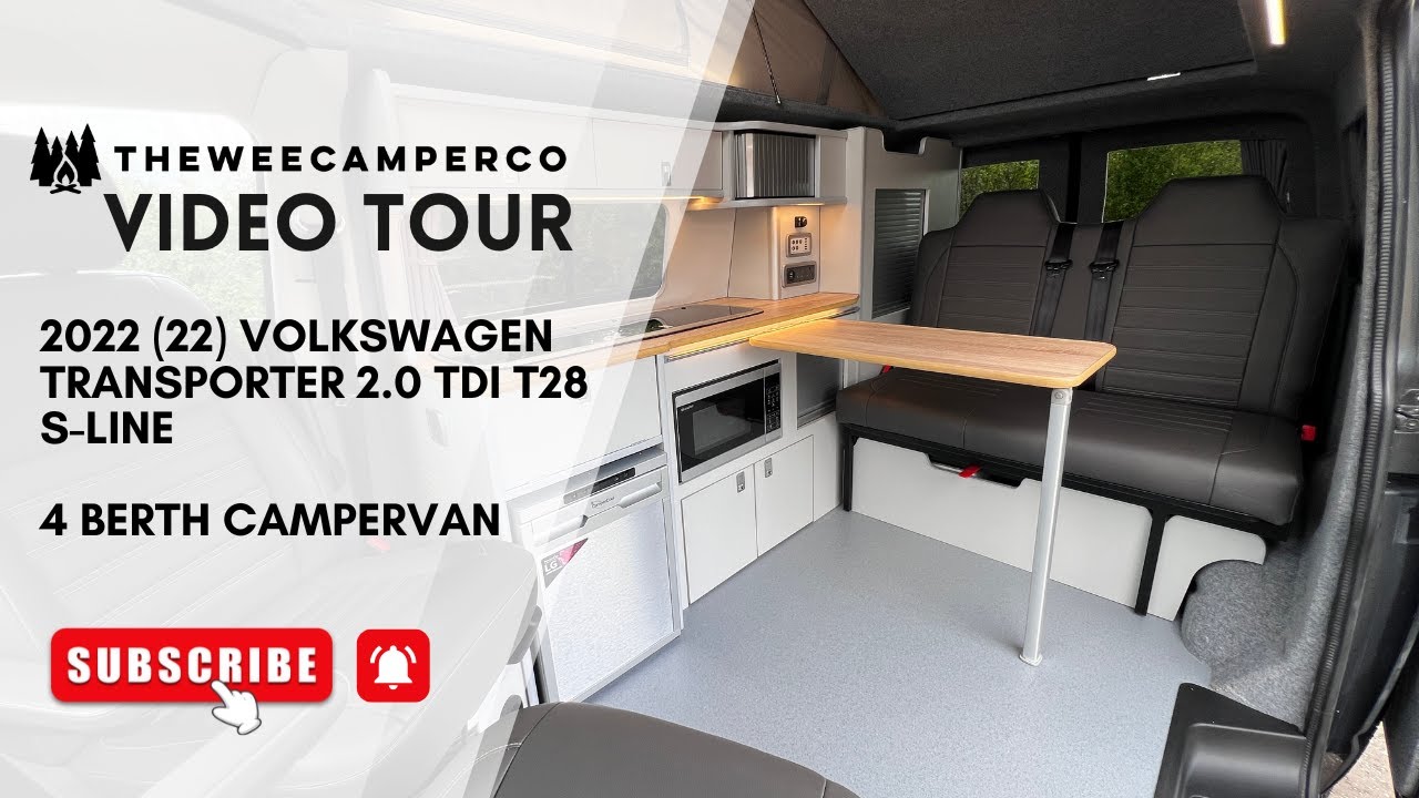INSIDE THIS 2022 (22) Volkswagen Transporter 2.0 TDI T28 S-LINE 4 Berth Campervan