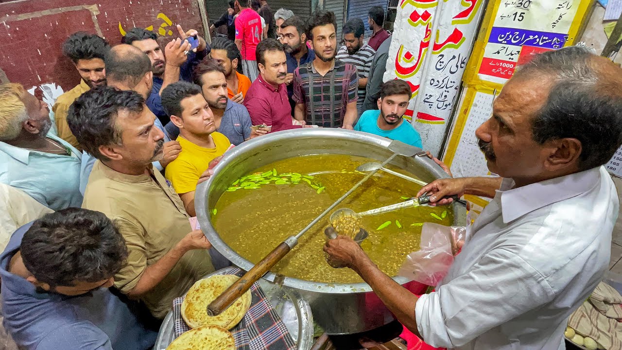 Best Mutton Chanay Lahore - Ghousia Mutton Chanay | Lahori Gate | Pakistani Street Food