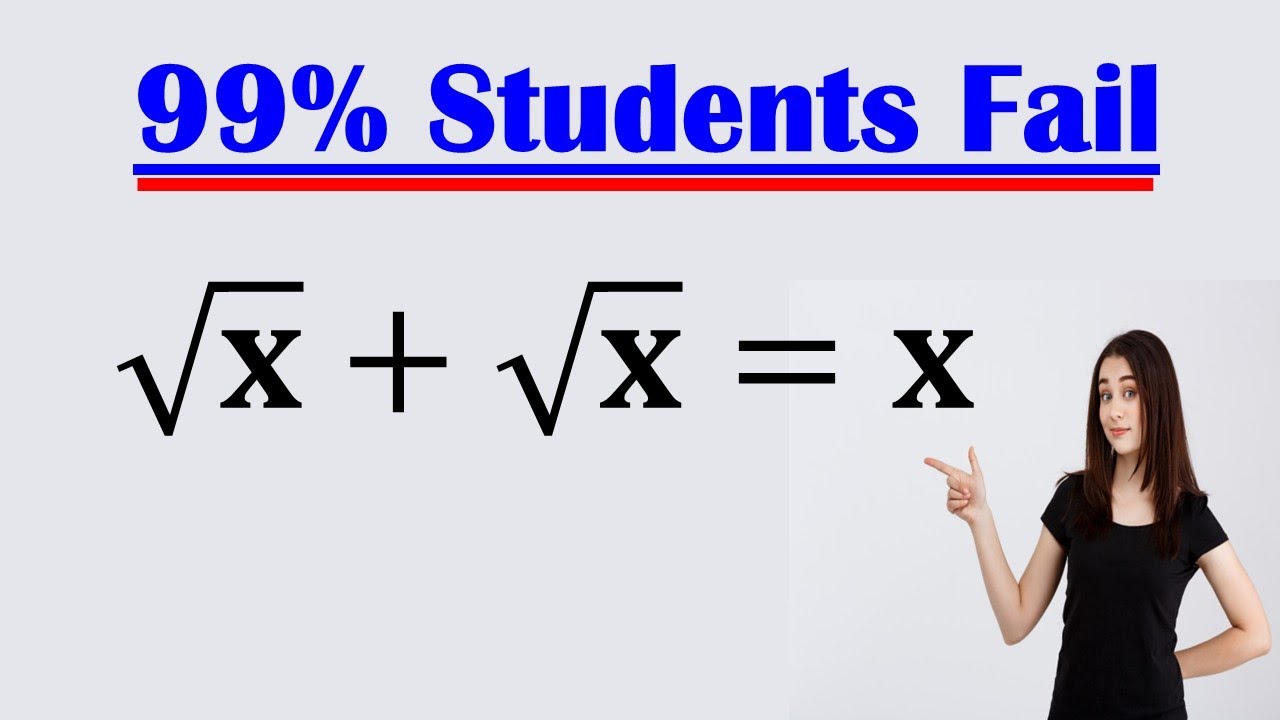 Solving a 'Harvard' University entrance exam |Find x?