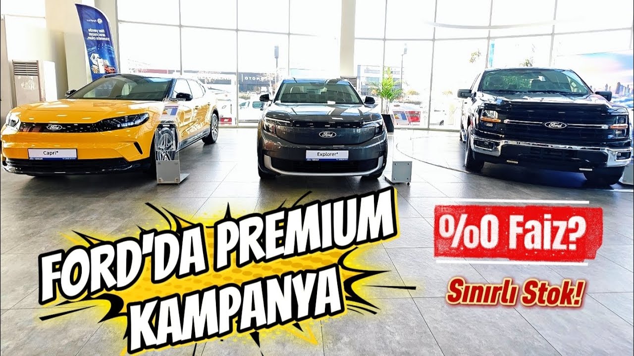 Ford Premium Modellerde Ocak Ayı Fırsatları🔥 %0 Faiz Var mı? | Explorer, Capri, F150