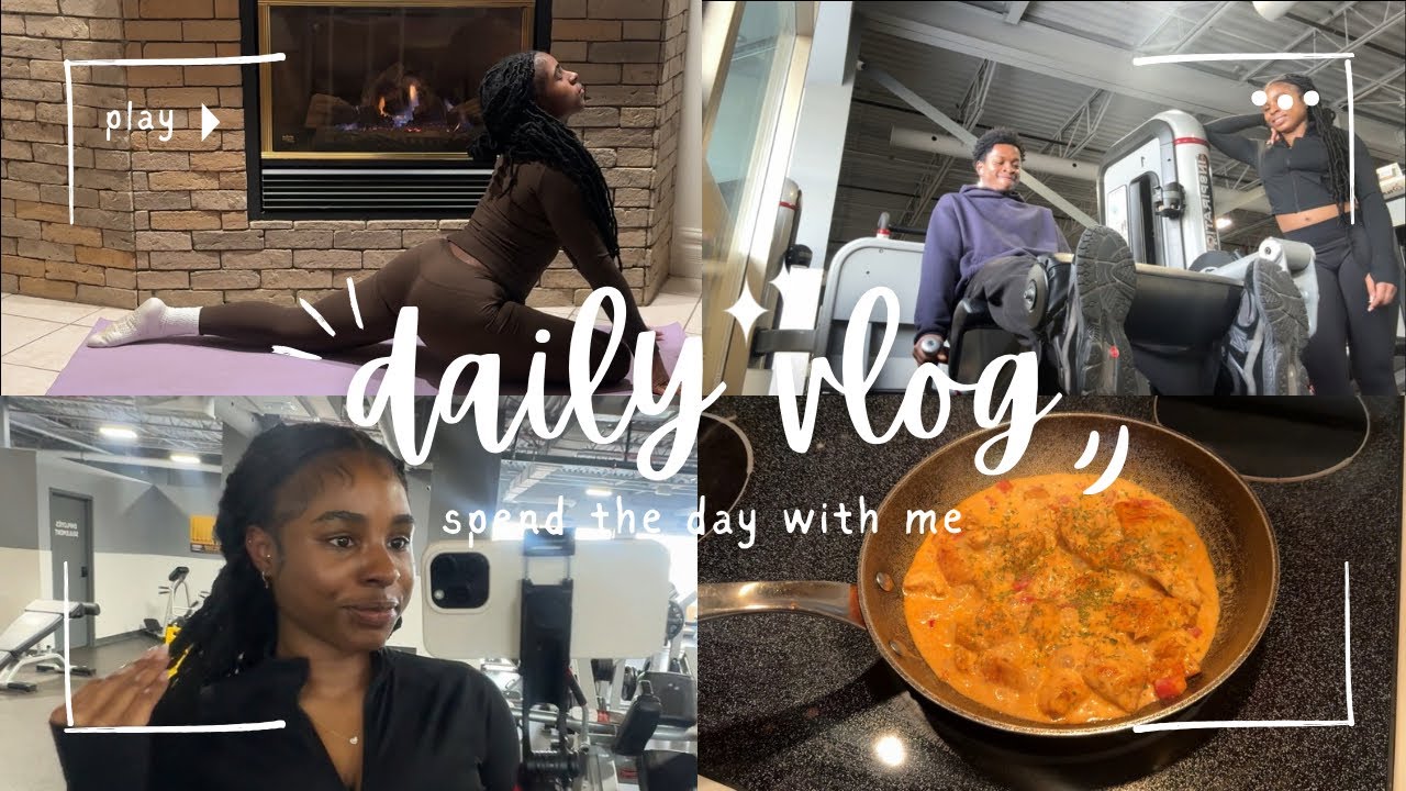 A Productive Day In My Life | Gym Date + Cooking + Stretching & Healthy Habits I’m Trying to Keep