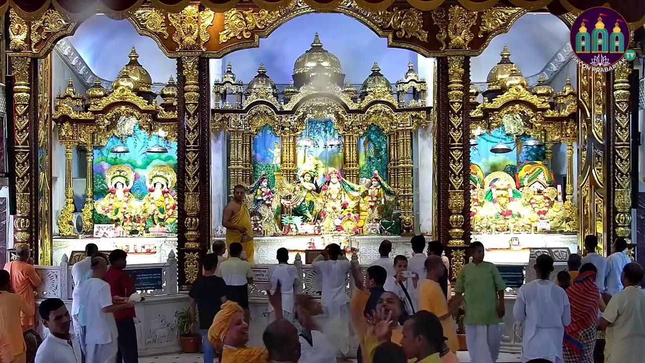 দশর্ন আরতি | ইস্কন প্রবর্তক | Darshan Arati at ISKCON Prabartak Sri Krishna Mandir, 26-04-2023