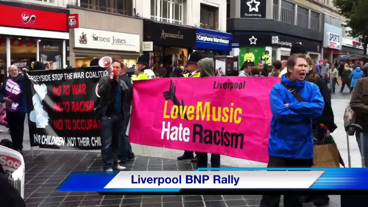 Liverpool BNP & Anti BNP Rally