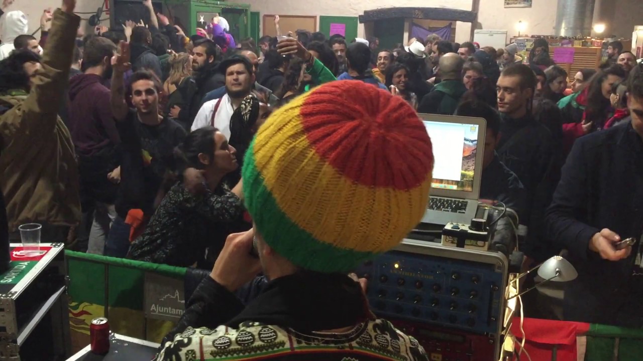 Afrikan Warriors Sound System plays 
