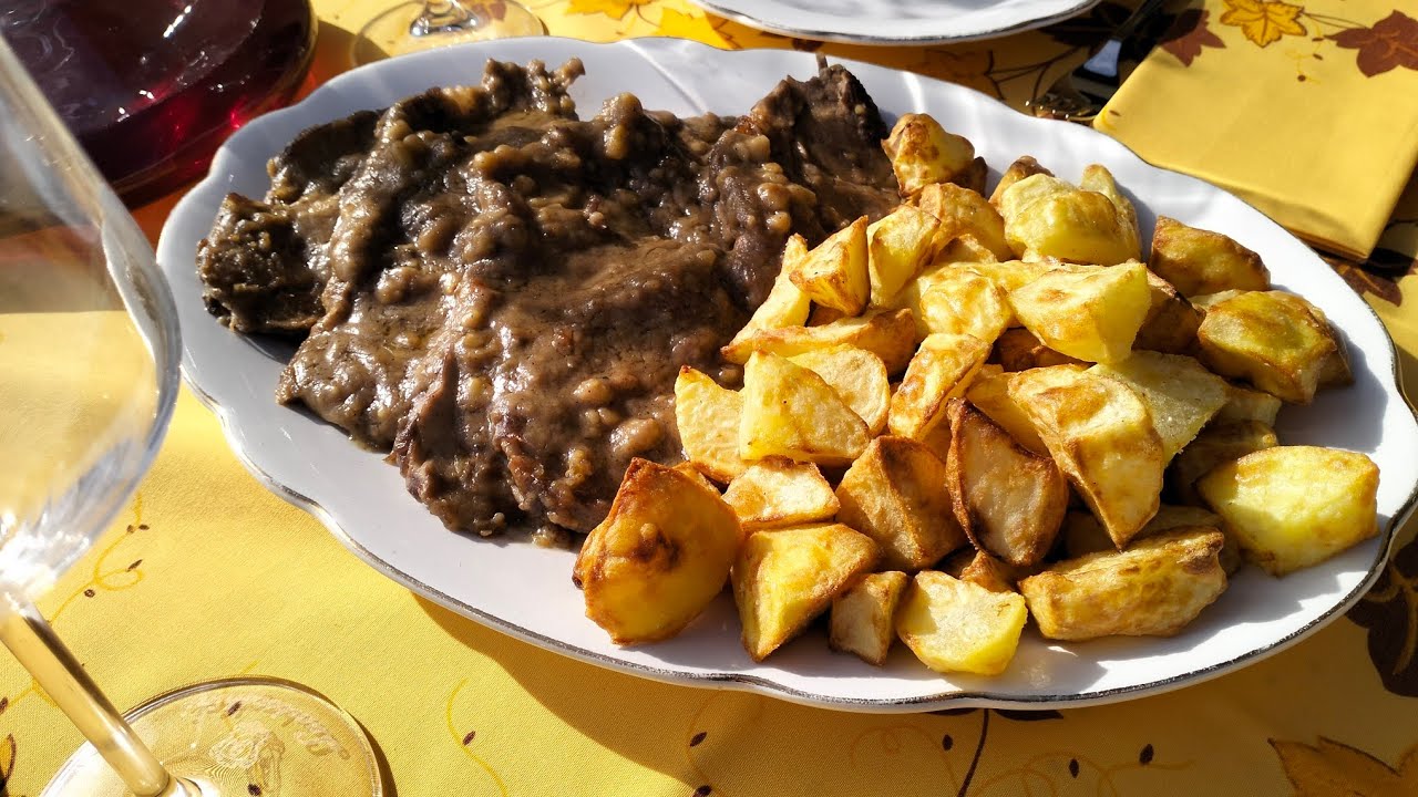 Arrosto di maiale con castagne 