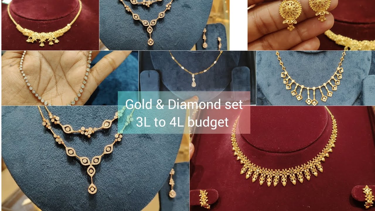 Tanishq design Gold & Diamond set 3L TO 4L New arrival design lightweight and offers 