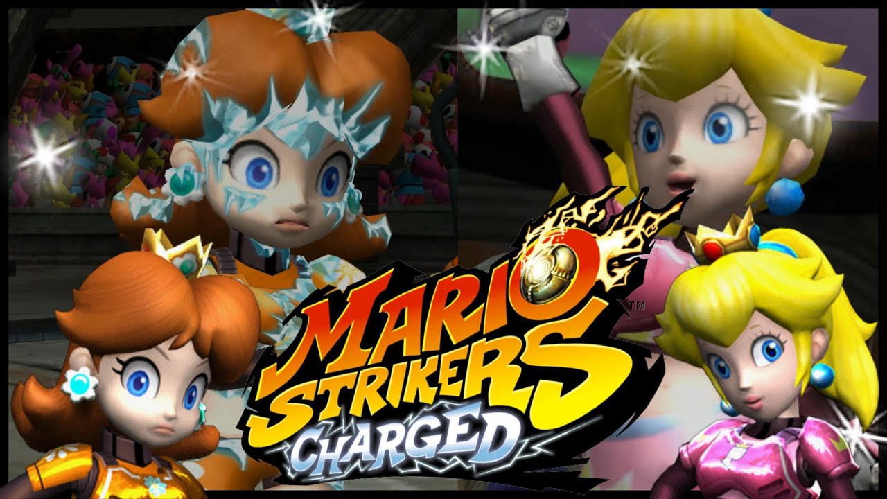 ✿ Mario Strikers Charged - Daisy vs. Peach (The Palace) ✿