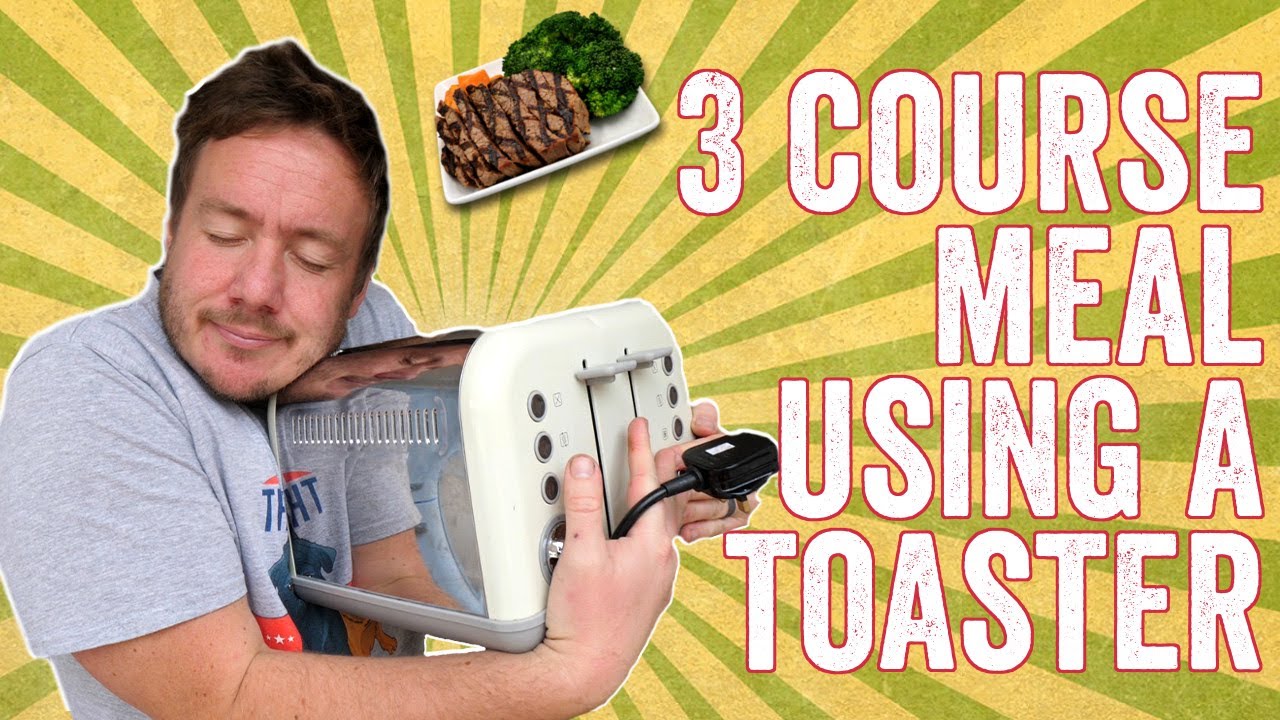 Making a 3 course meal in a toaster!