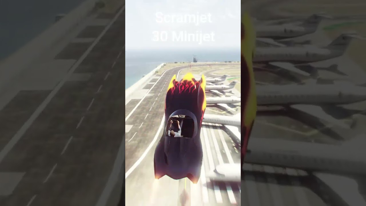 Ztype kontra Scramjet kontra Emerus #szorty #gta5