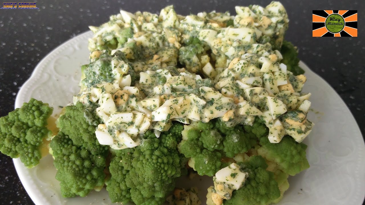 Romanesco with Butter Egg Sauce