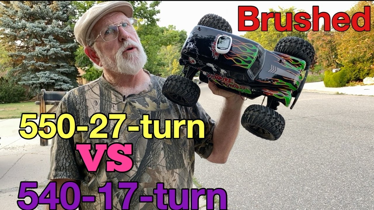 Brushed 550-27t VS 540-17t motor