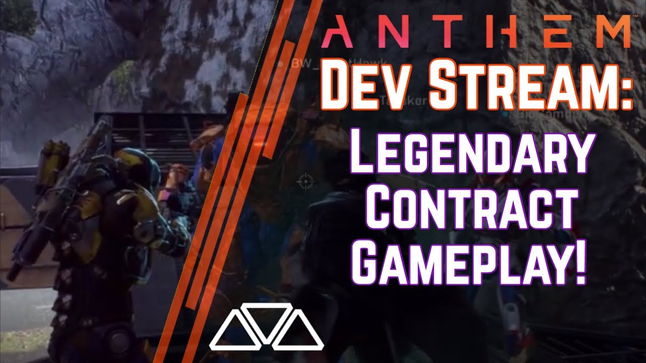 Anthem Dev Stream: Legendary Contract Gameplay, New Footage & Weapons!