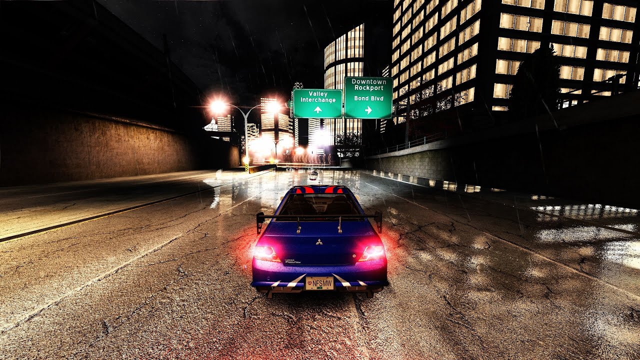 NFSMW ULTRA GRAPHICS: Night Mod (SunSet Mod) + 8K TEXTURE PACK + RESHADE | 2.5K QHD