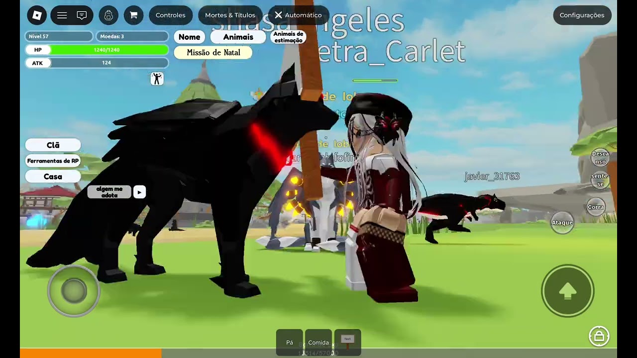 O lobo n me levou pra lugar nenhum(simulador animal)