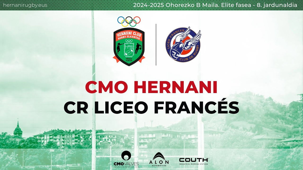 CMO HERNANI vs CR LICEO FRANCES, J8 Division Honor B, LIGA ÉLITE. 2025/04/27 12:00