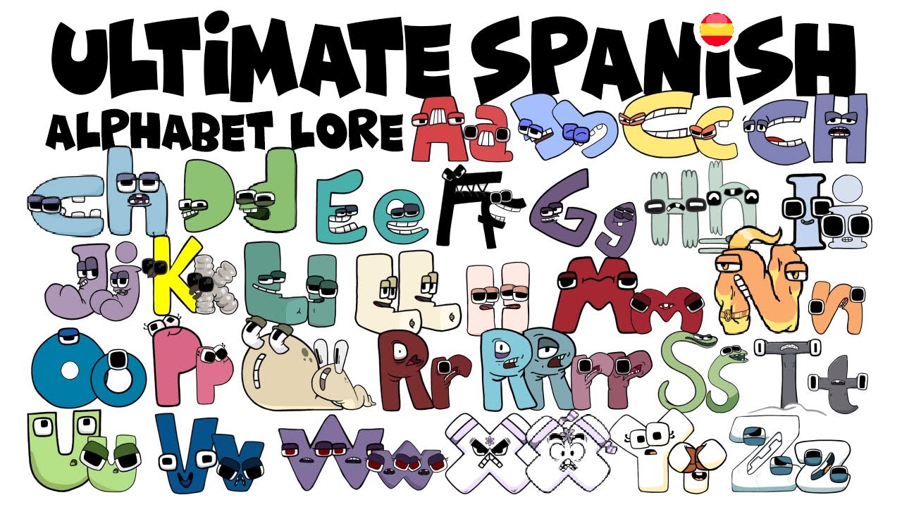 Ultimate Spanish Alphabet Lore Compilation Aa to Zz [Mayúscula y minúscula]