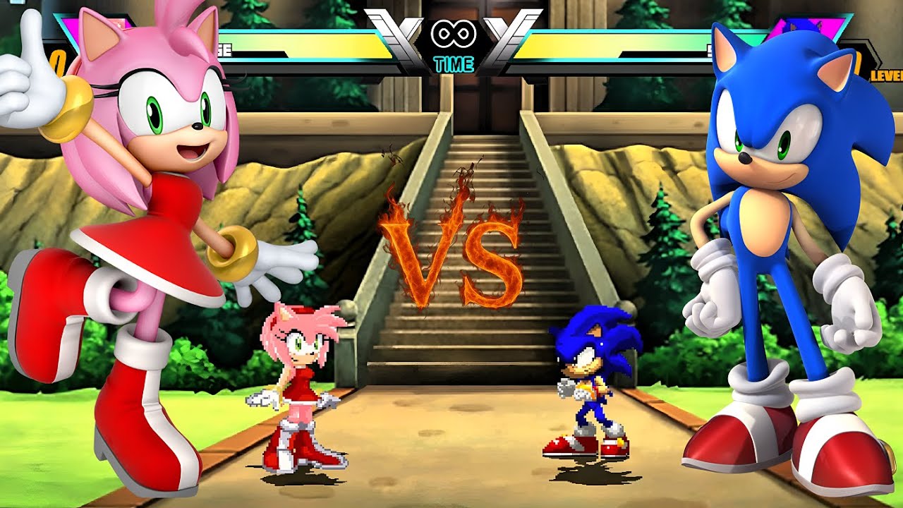 AMY ROSE vs SONİC🔥 The Duel Begins!| Mugen