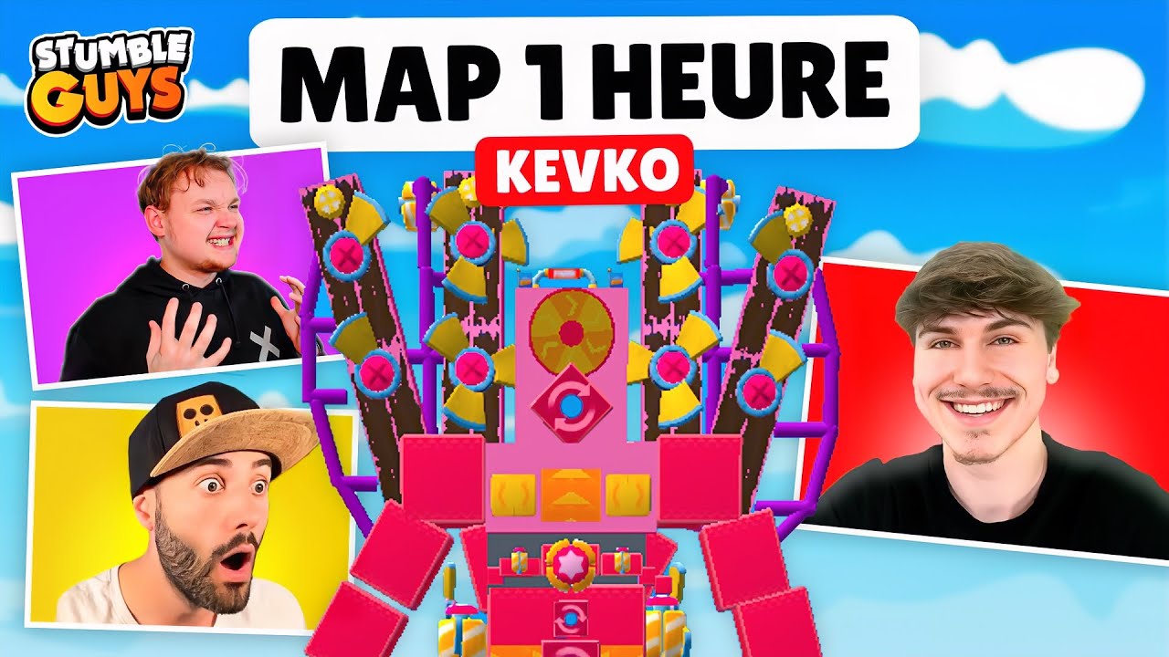 1 HEURE POUR CRÉER LA MEILLEURE MAP !! (Ft. Graphyx, Yuji)