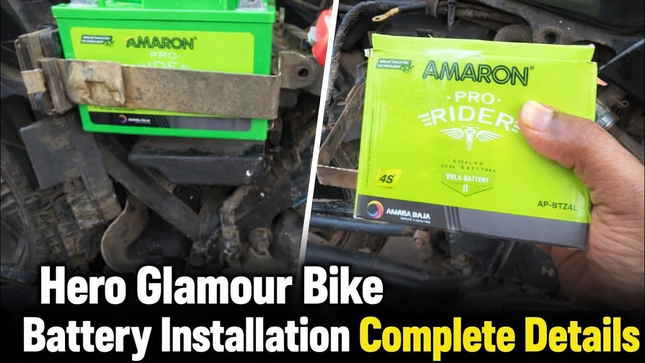 Hero Glamour New Battery Installation | Check Rectifier with Multimeter Before Fitting |Telugu
