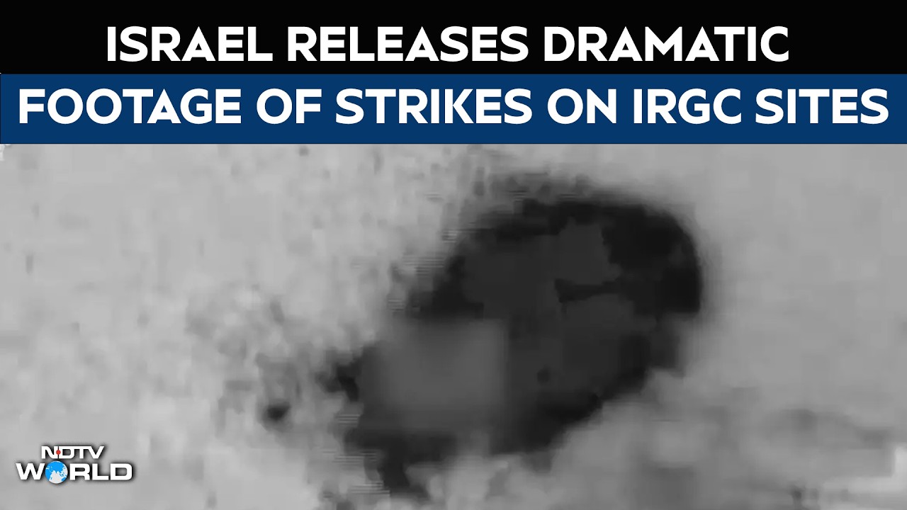 Israel Releases Dramatic Footage Of Strikes On IRGC Sites And Iranian Fighter Jets
