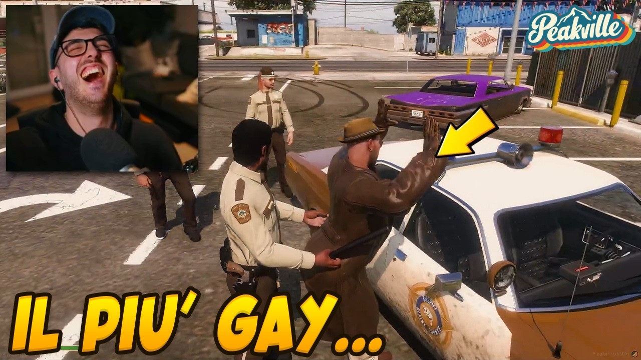 RISATE ASSICURATE... VELOX incontra il PIU' GAY DI PEAKVILLE!! GTA RP PEAKVILLE #45