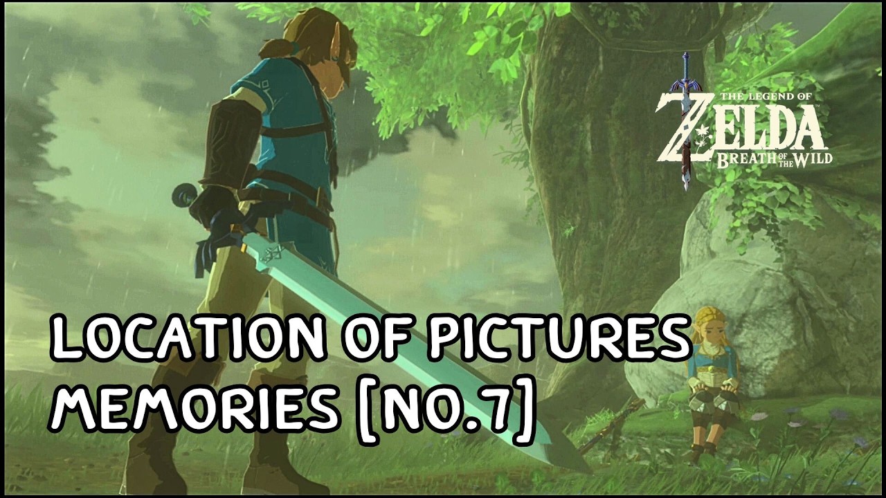 Location of pictures Memories [No.7] - The Legend of ZELDA : Breath of the Wild (No Commentary)